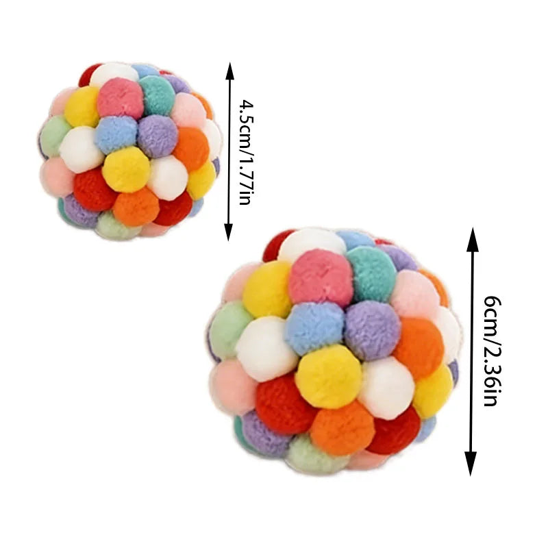 BelleVie JingleBounce Cat Balls | Elastic Bell Play Set
