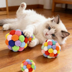 BelleVie JingleBounce Cat Balls | Elastic Bell Play Set