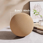 BelleVie ScratchRoll Sisal Cat Ball | 8cm Interactive Rattle Toy