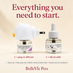 BelleVie CalmNest starter kit contents and responsible-use information