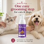 BelleVie FreshFoam waterless pet shampoo for cats and dogs