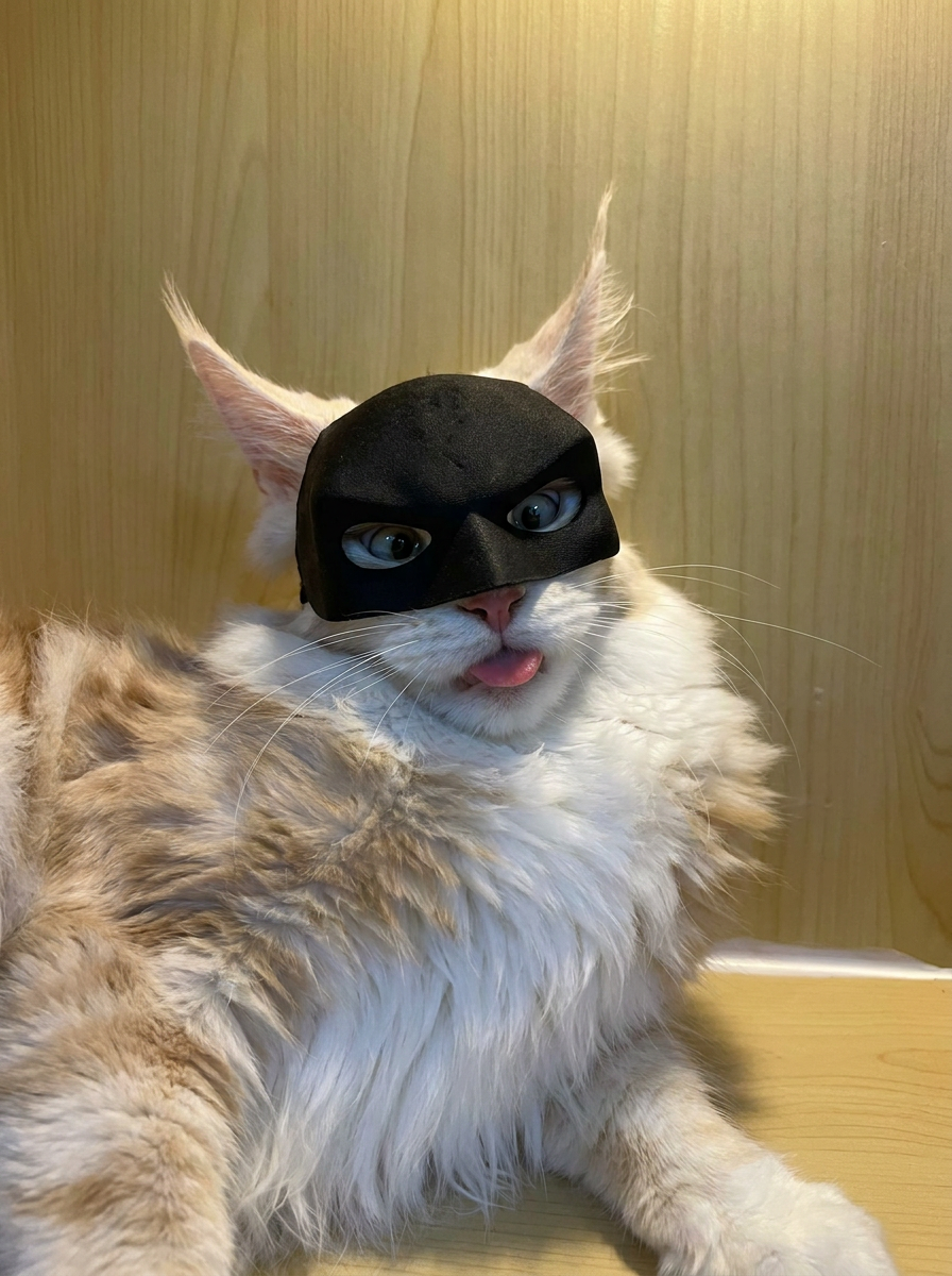 NightPaw™ Cat Hero Mask | Viral Photo Prop for Cats & Small Dogs