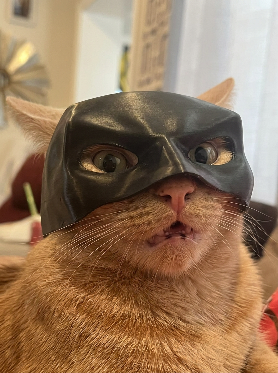 NightPaw™ Cat Hero Mask | Viral Photo Prop for Cats & Small Dogs